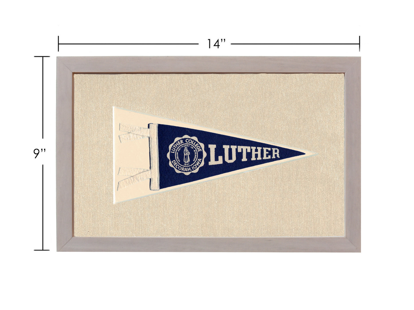 Vintage Luther College Pennant
