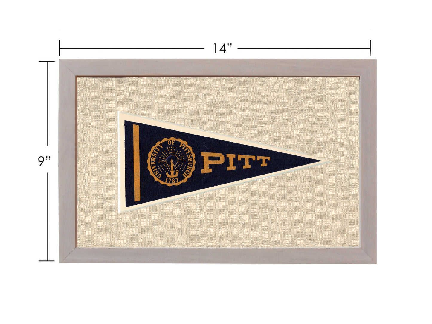 Vintage University of Pittsburgh Pennant