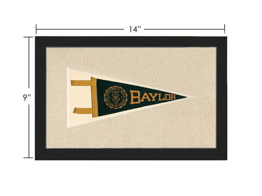 Vintage Baylor University Pennant