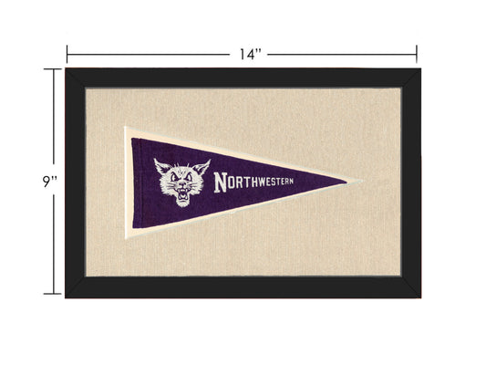 Vintage Northwestern Pennant