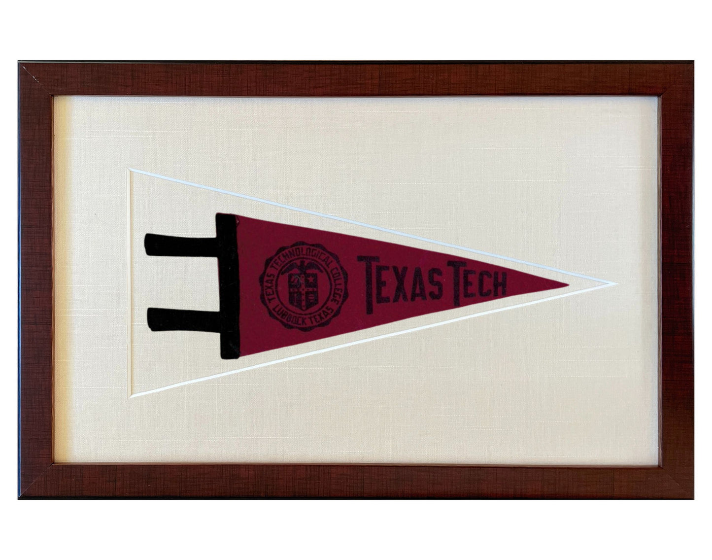 Vintage Texas Tech University Pennant