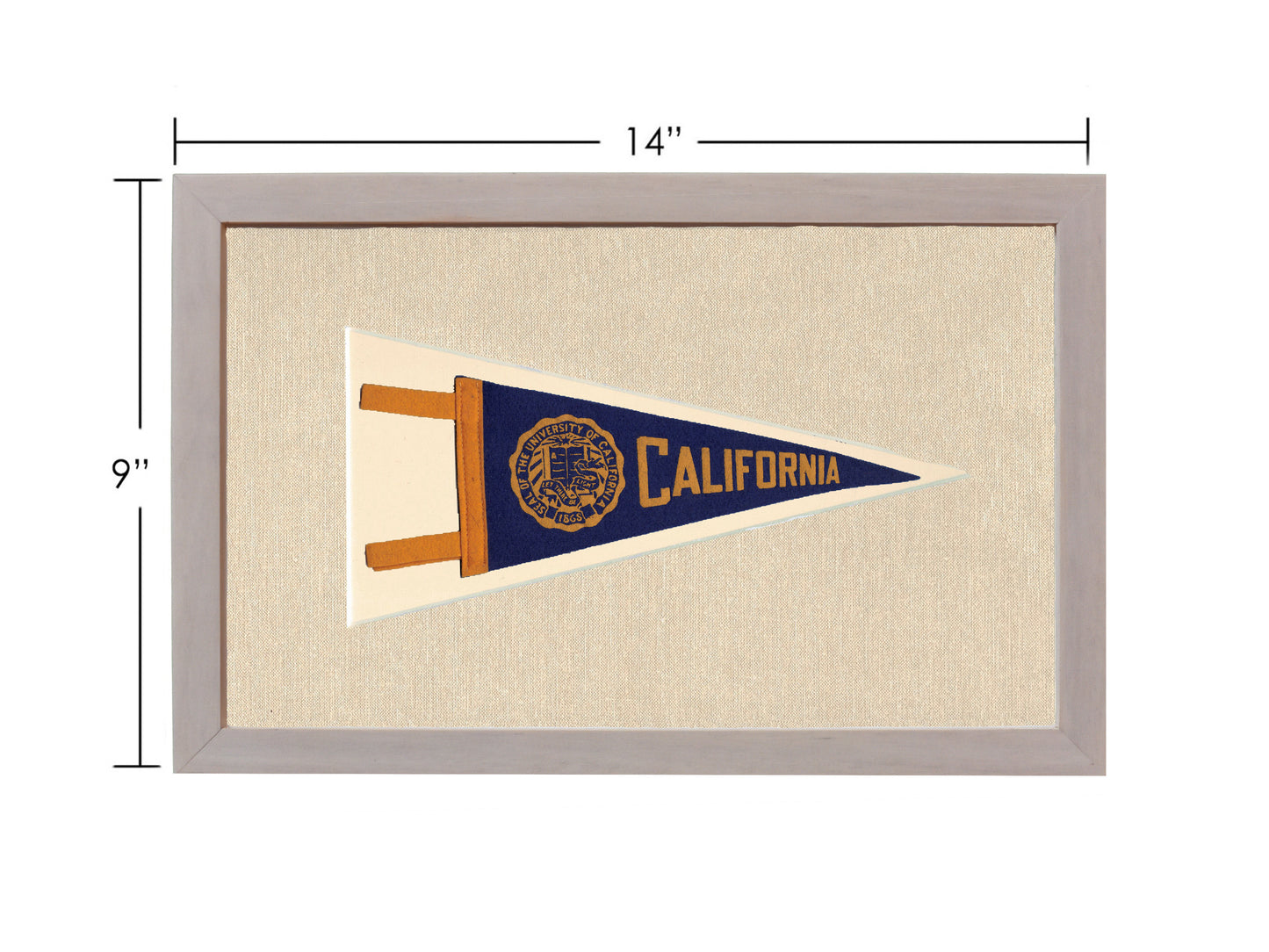 Vintage University of California Pennant