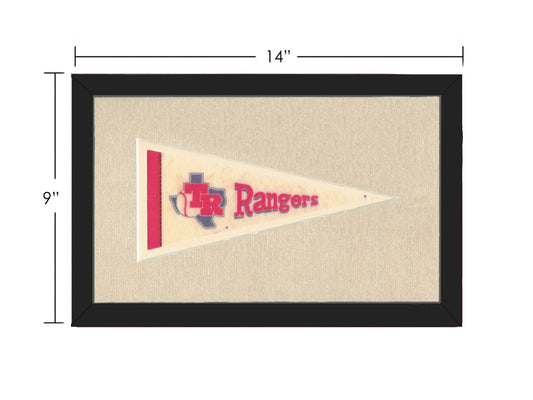 Vintage Texas Rangers Pennant