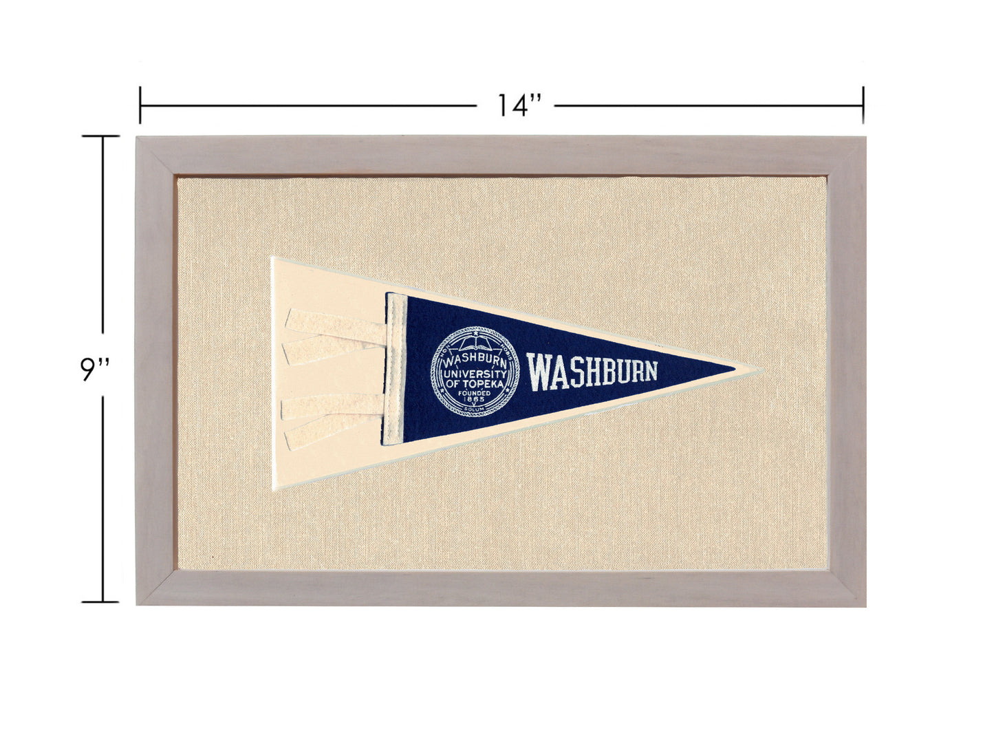 Vintage Washburn University Pennant