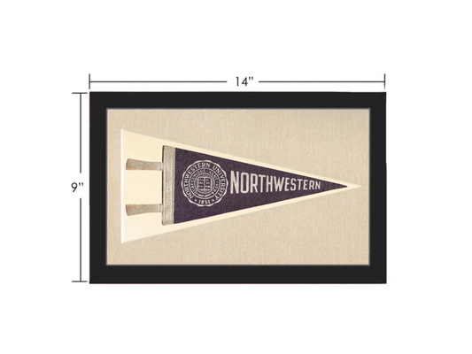 Vintage Northwestern Pennant