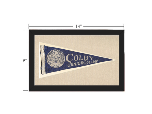 Vintage Colby Junior College Pennant