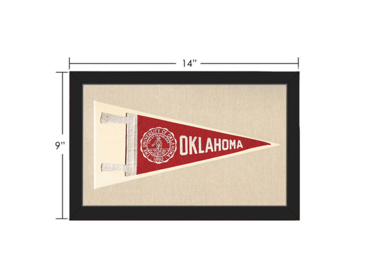 Vintage University of Oklahoma Pennant