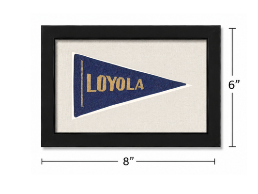 Vintage Loyola Marymount University (LMU) Pennant