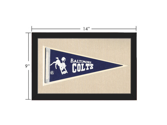 Vintage Baltimore Colts Pennant