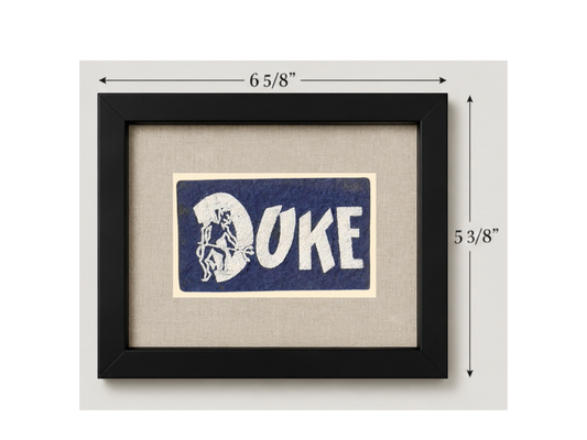 Vintage Duke University Pennant Candy Felt