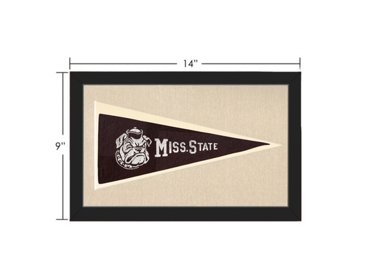 Vintage Mississippi State College Pennant (circa 1940)