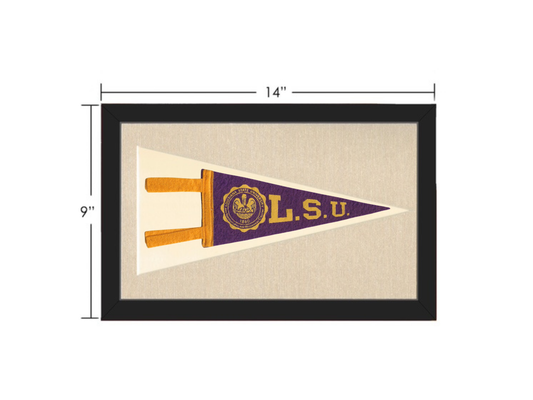 Vintage Louisiana State University (LSU) Pennant