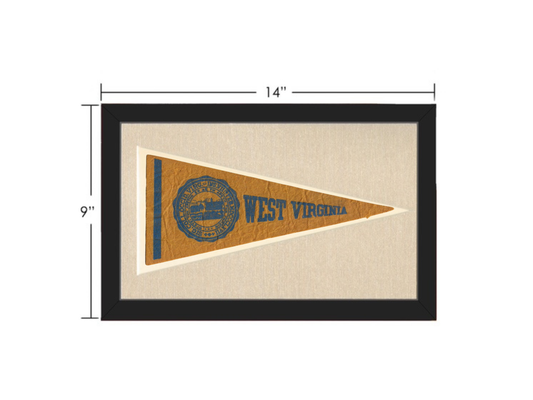 Vintage West Virginia Pennant