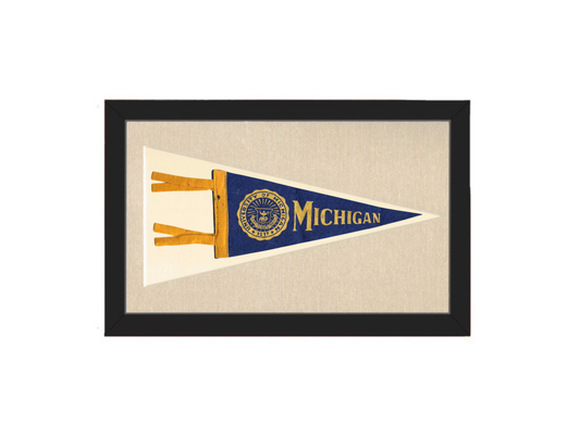 Vintage Michigan Pennant