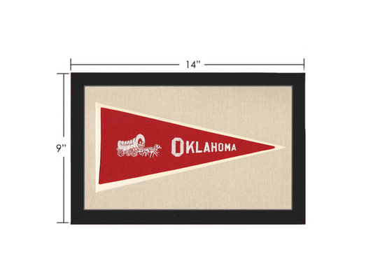 Vintage University of Oklahoma Pennant