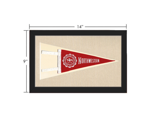 Vintage Northwestern College Pennant