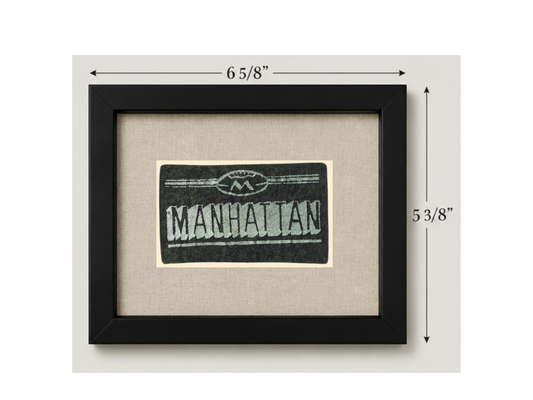 Vintage Manhattan University Candy Felt