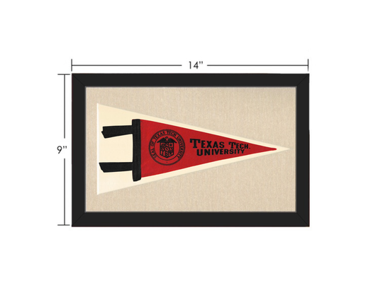 Vintage Texas Tech University Pennant