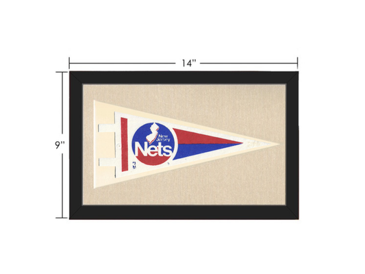 Vintage New Jersey Nets Pennant