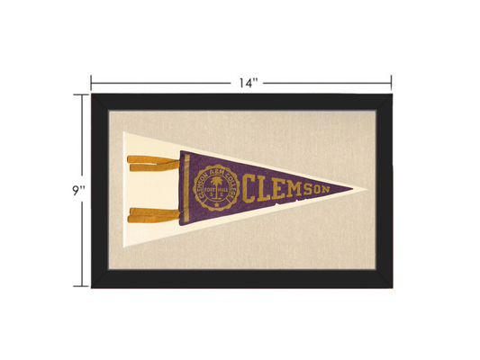 Vintage Clemson University Pennant