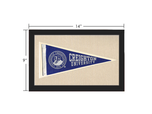 Vintage Creighton University Pennant