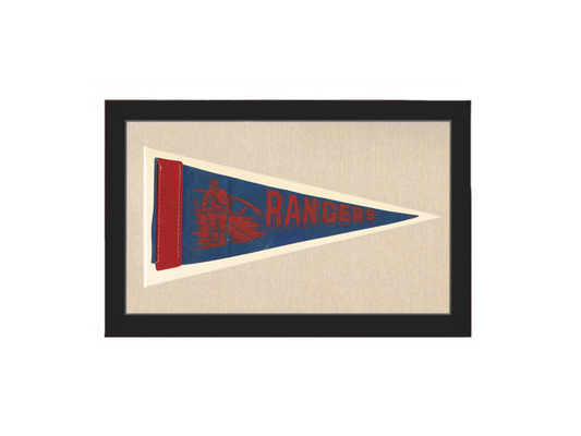 Vintage NY Rangers Pennant