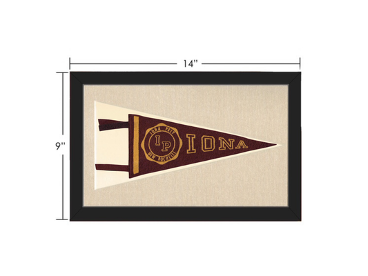 Vintage Iona Prep Pennant
