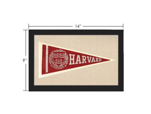 Vintage Harvard Pennant