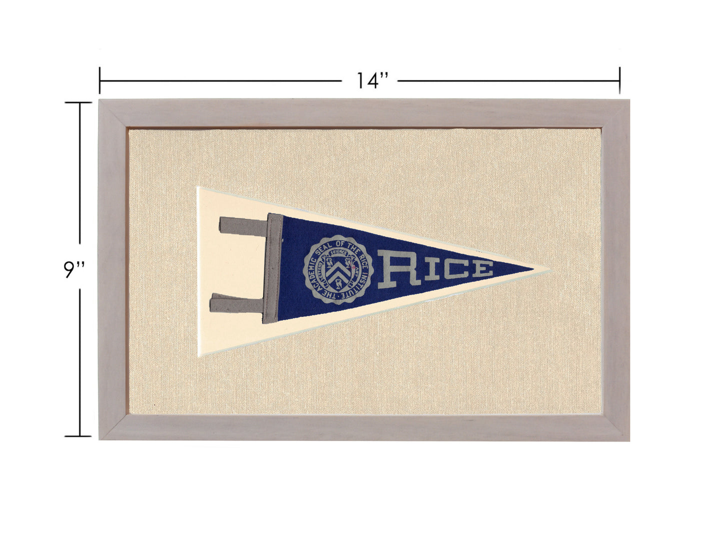 Vintage Rice Pennant