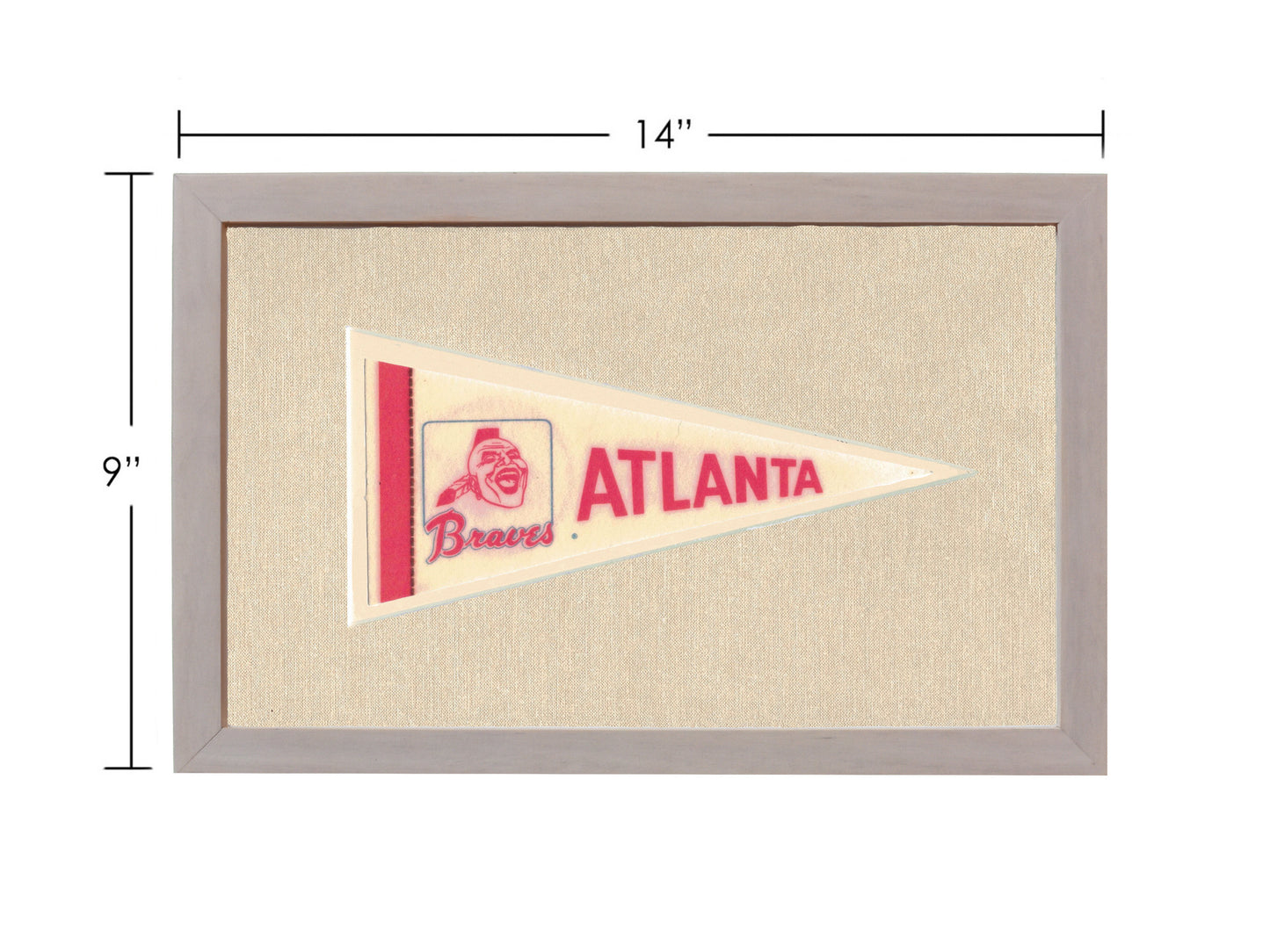 Vintage Atlanta Braves Pennant
