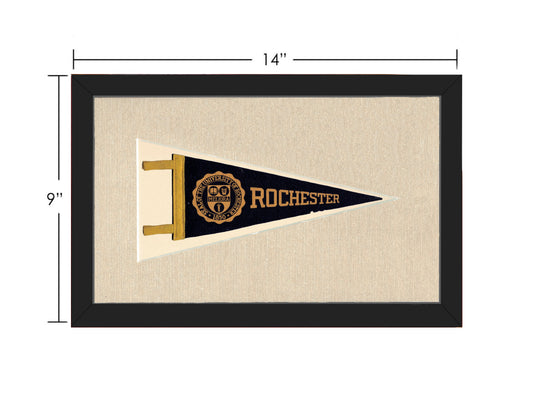Vintage University of Rochester Pennant