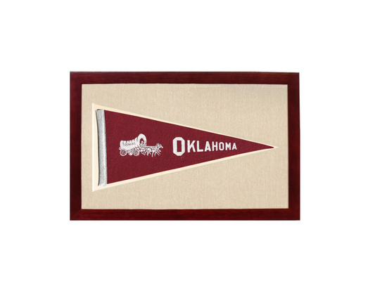 Vintage University of Oklahoma Pennant