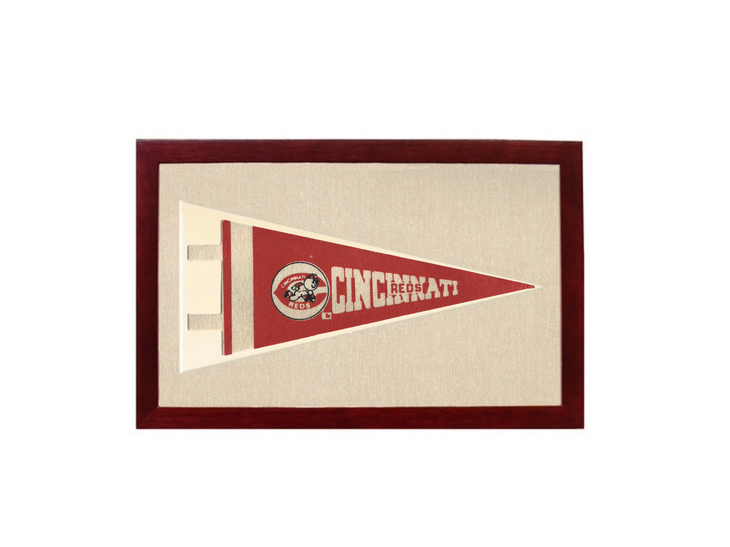 Vintage CIncinatti Reds Pennant