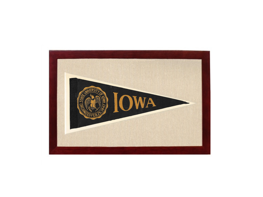 Vintage Iowa Pennant