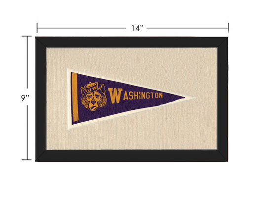 Vintage University of Washington Pennant