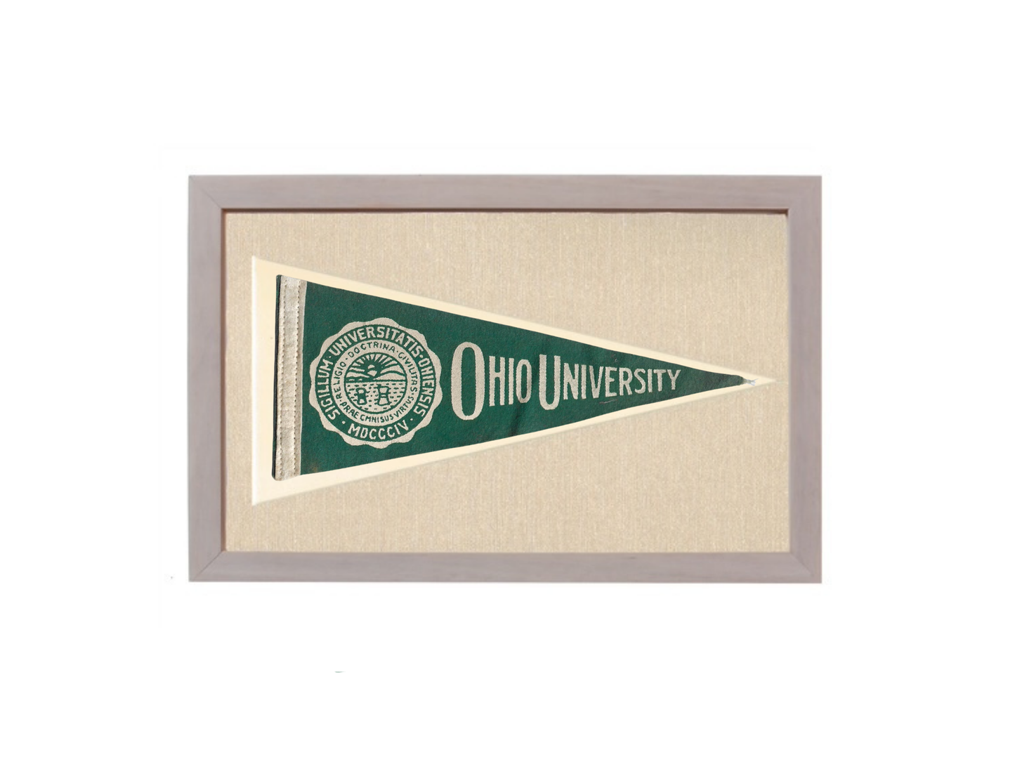 Vintage Ohio University Pennant