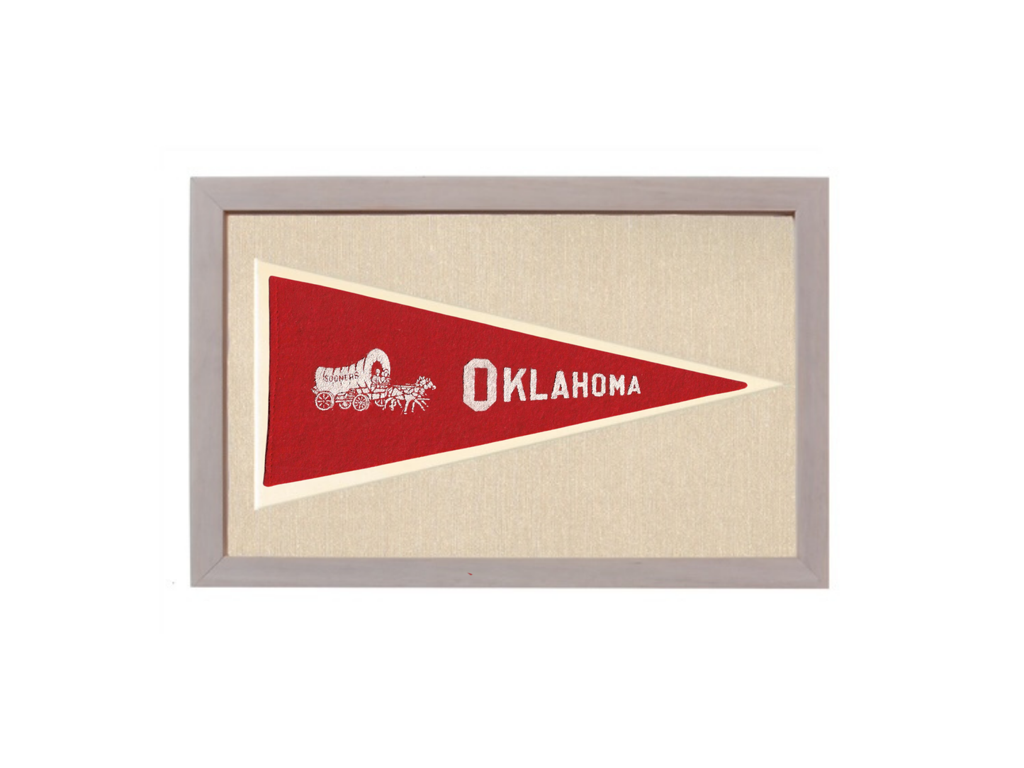 Vintage University of Oklahoma Pennant