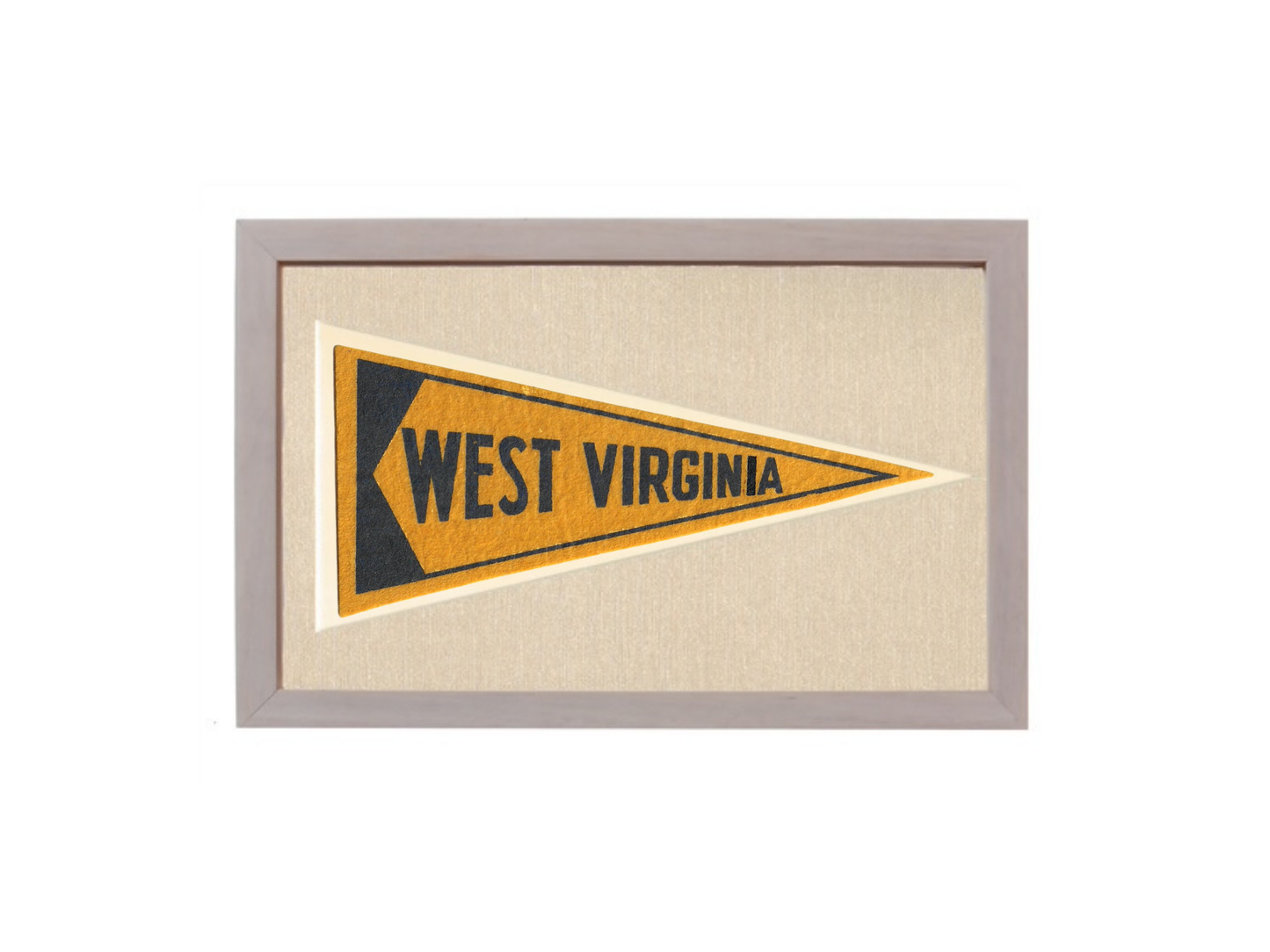 Vintage West Virginia Pennant