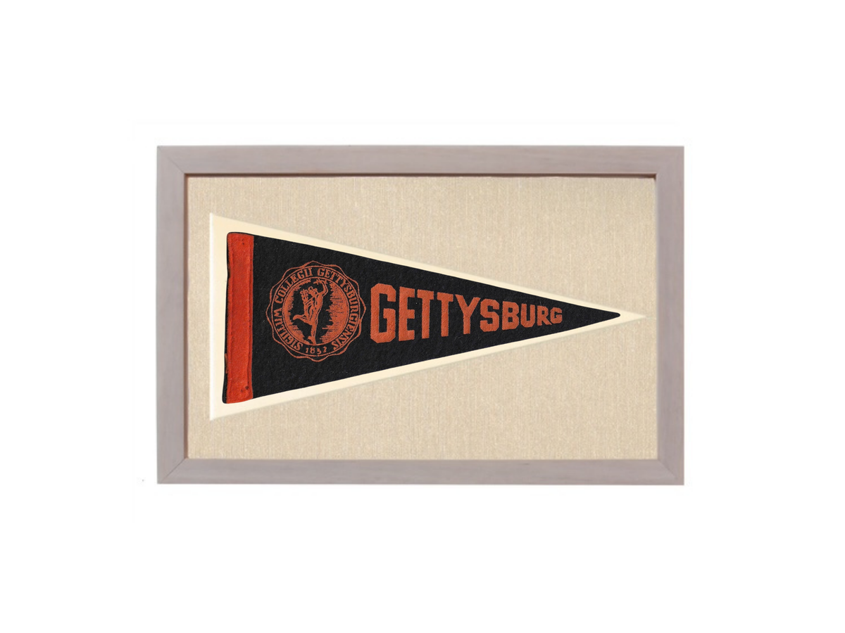 Vintage Gettysburg College Pennant