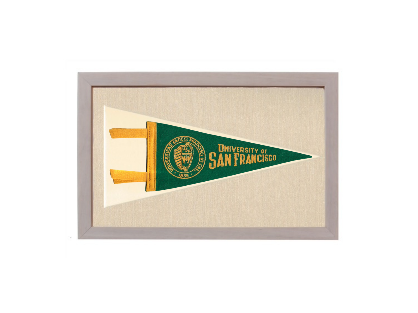 Vintage University of San Francisco Pennant