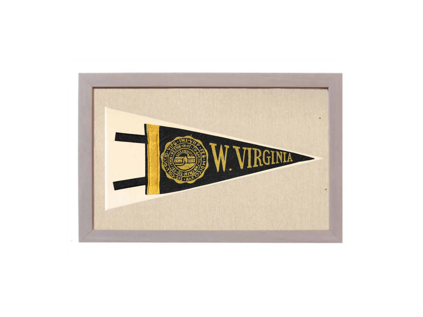Vintage West Virginia Pennant