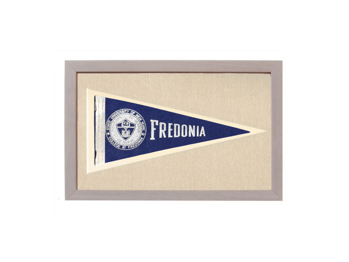 Vintage SUNY Fredonia Pennant