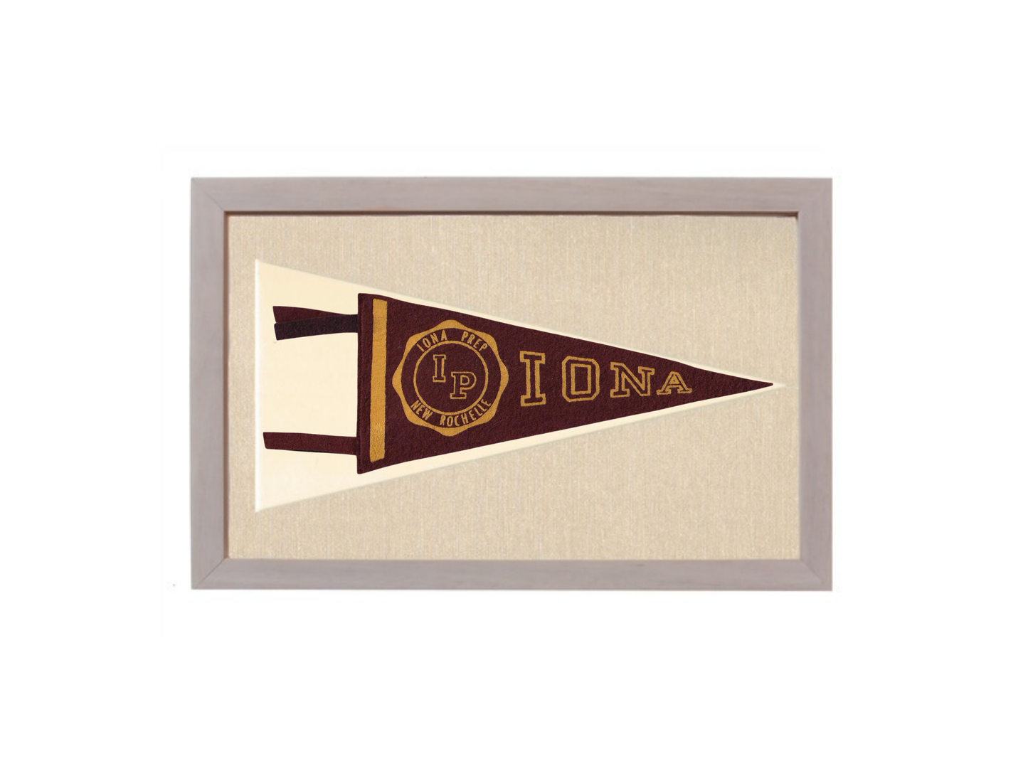 Vintage Iona Prep Pennant