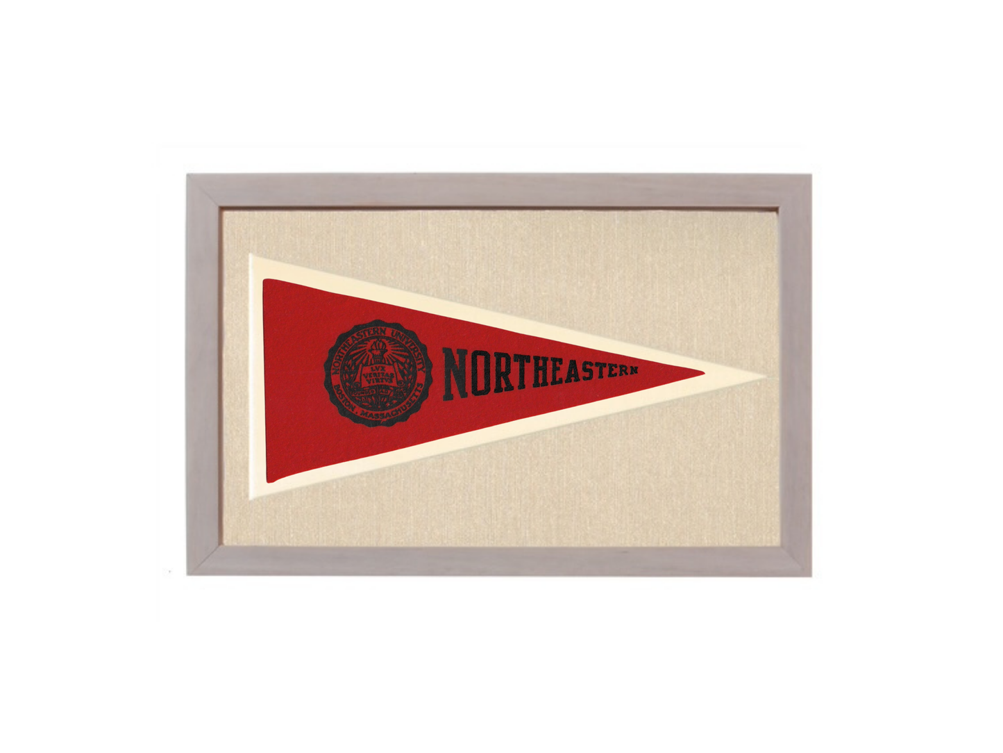 Vintage Northeastern University Pennant