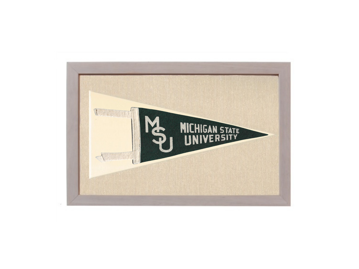 Vintage Michigan State University Pennant
