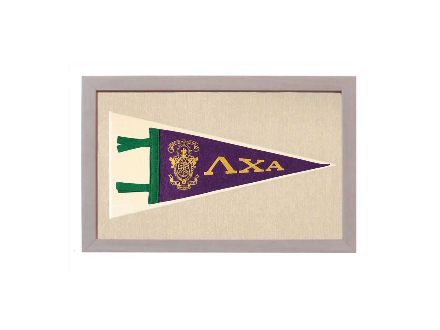 Vintage Alpha Chi Alpha Fraternity Pennant