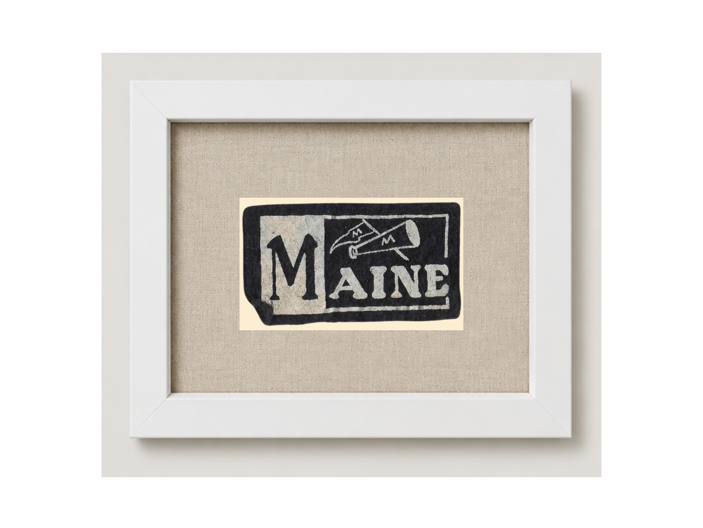 Vintage University of Maine Candy Felt