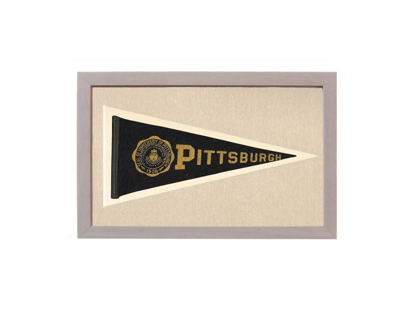 Vintage University of Pittsburgh Pennant