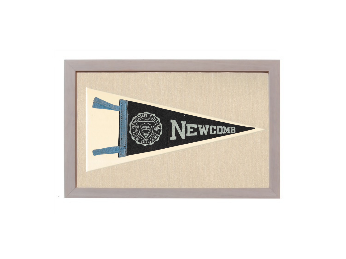 Vintage Newcomb Tulane Pennant