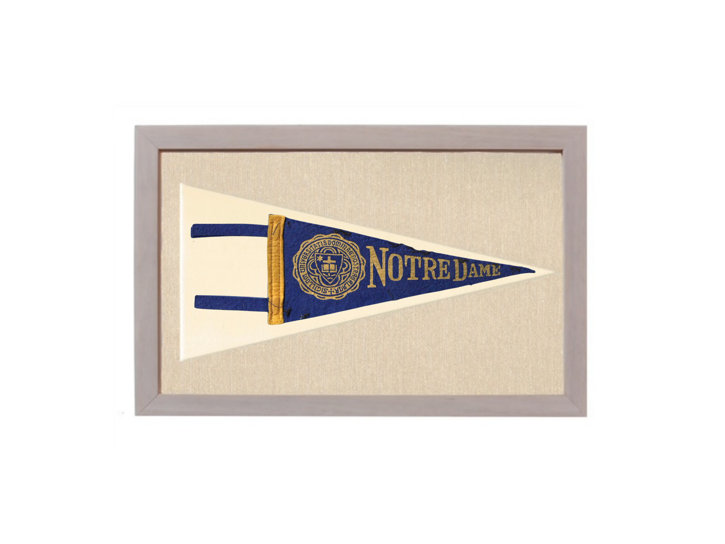 Vintage Notre Dame Pennant